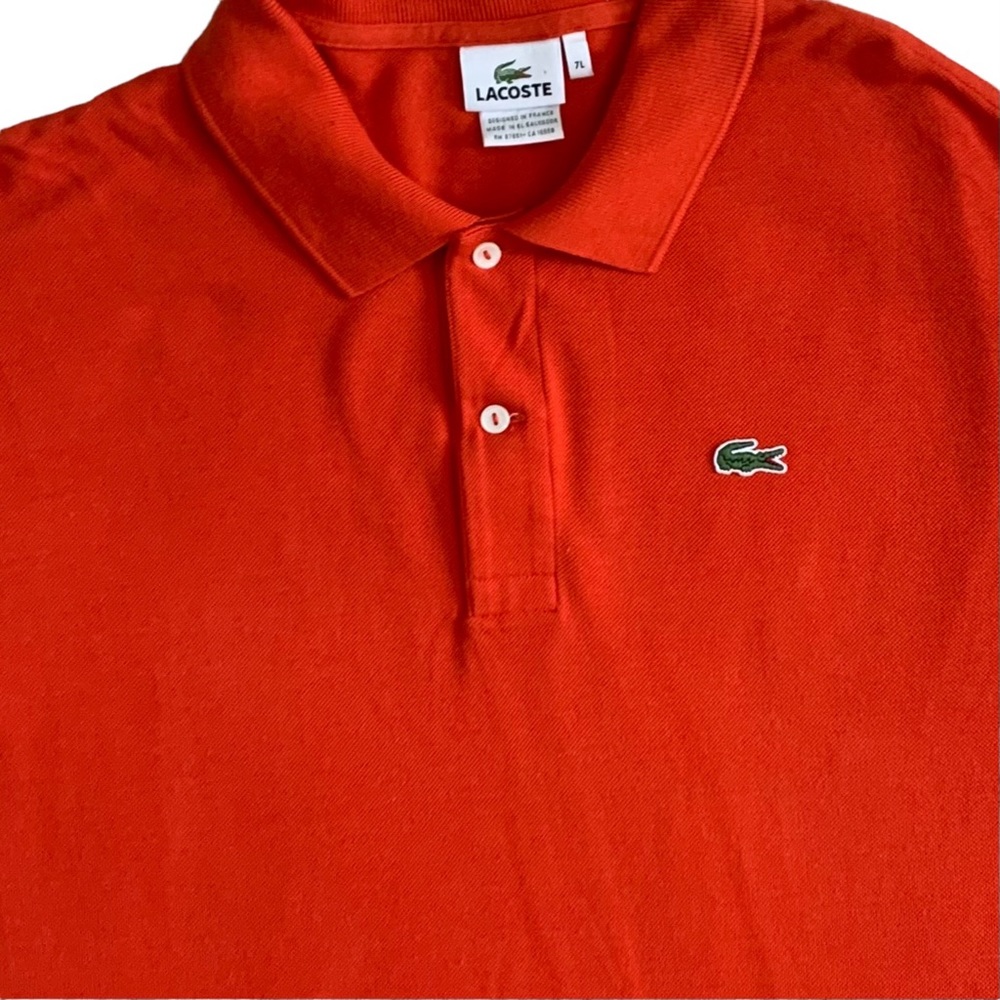 Lacoste Men’s Polo Shirt Size 7 Long - Picture 4 of 8